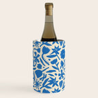Blue flower nature art pattern Wine Chiller Gallery Image 3