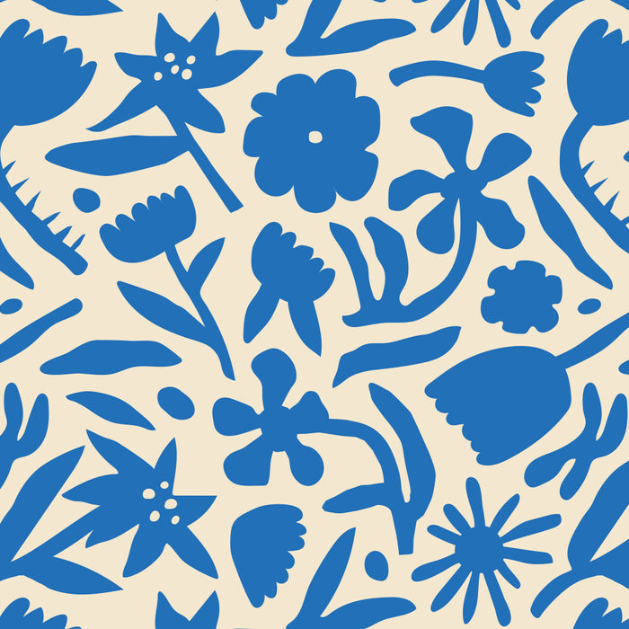 Blue flower nature art pattern Coffee Mug Gallery Image 2