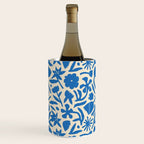 Blue flower nature art pattern Wine Chiller Gallery Image 1