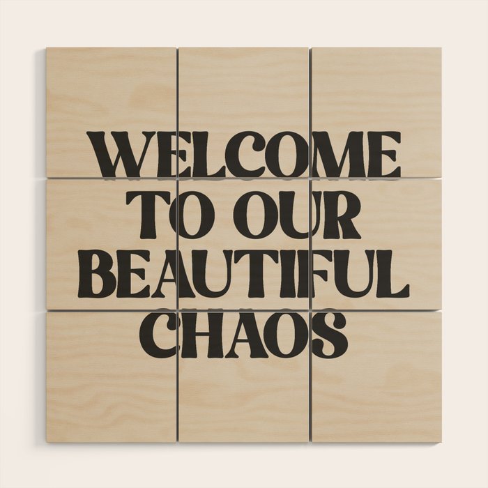 Funny Retro Family Love Quote Wood Wall Art Gallery Image 1