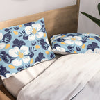 Vintage flower nature art pattern Pillow Sham Gallery Image 2