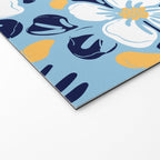 Vintage flower nature art pattern Welcome Mat Gallery Image 2