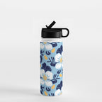 Vintage flower nature art pattern Water Bottle Gallery Image 1