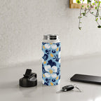 Vintage flower nature art pattern Water Bottle Gallery Image 4