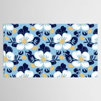 Vintage flower nature art pattern Tablecloth Gallery Image 2