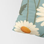 Charming Daisies with Ladybug Pillow Sham Gallery Image 4