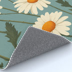 Charming Daisies with Ladybug Rug Gallery Image 4