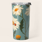 Charming Daisies with Ladybug Travel Mug Gallery Image 2