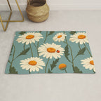 Charming Daisies with Ladybug Rug Gallery Image 1