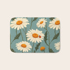Charming Daisies with Ladybug Bath Mat Gallery Image 1