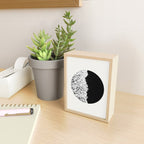 Ocean Yin Yang - Landscape Art Print, Black and White Photography  Mini Art Print Gallery Image 2