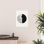 Ocean Yin Yang - Landscape Art Print, Black and White Photography  Poster Gallery Image 2