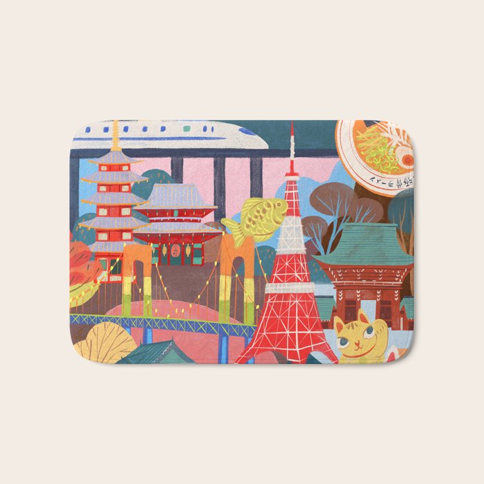 Tokyo Bath Mat Gallery Image 1