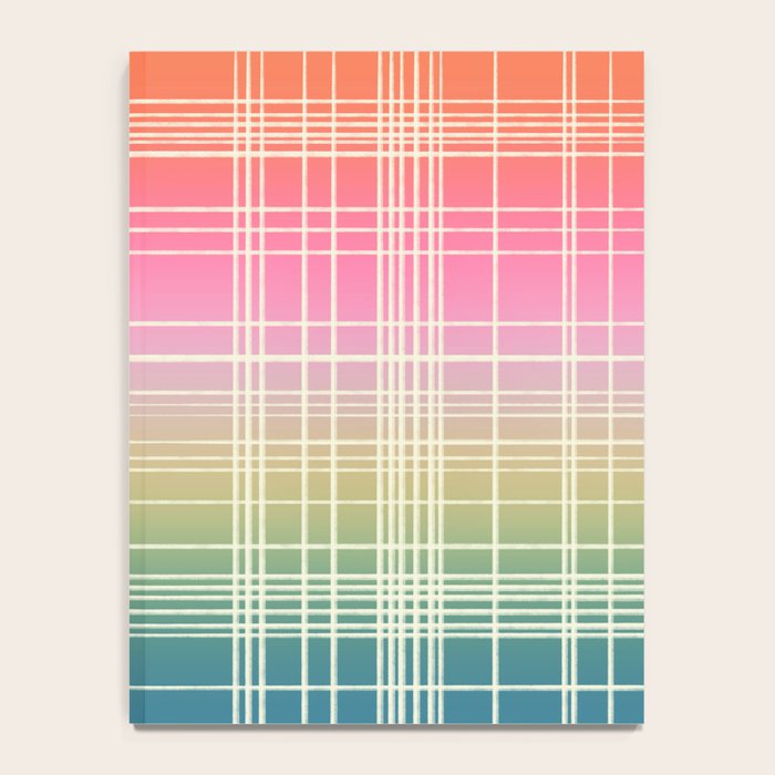Rainbow Core Plaid Notebook Gallery Image 4