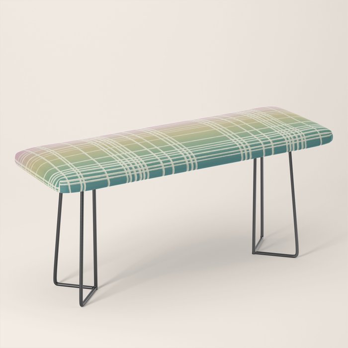 Rainbow Core Plaid Bench Gallery Image 1