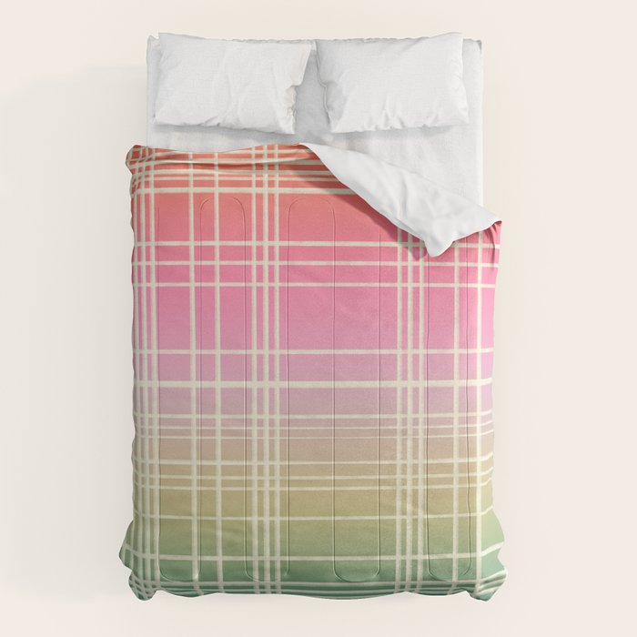 Rainbow Core Plaid Comforter Gallery Image 6