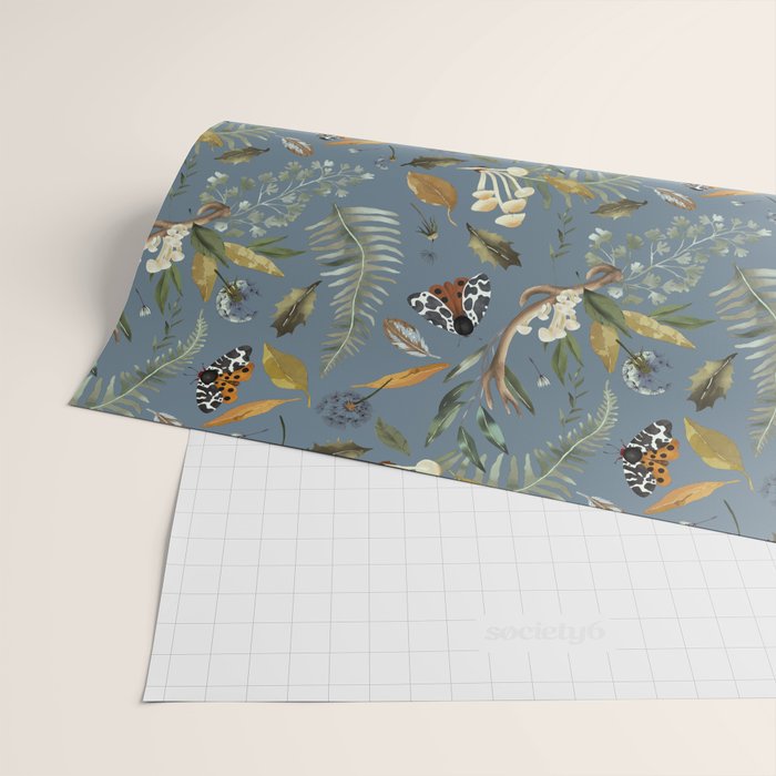 Moths Mystical Woodland B Wrapping Paper Gallery Image 2