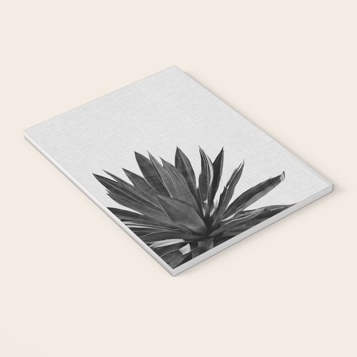 Agave Cactus Black & White Notebook Gallery Image 3