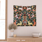 Vase Birds Animals Persian Rug Print Wall Tapestry Gallery Image 2