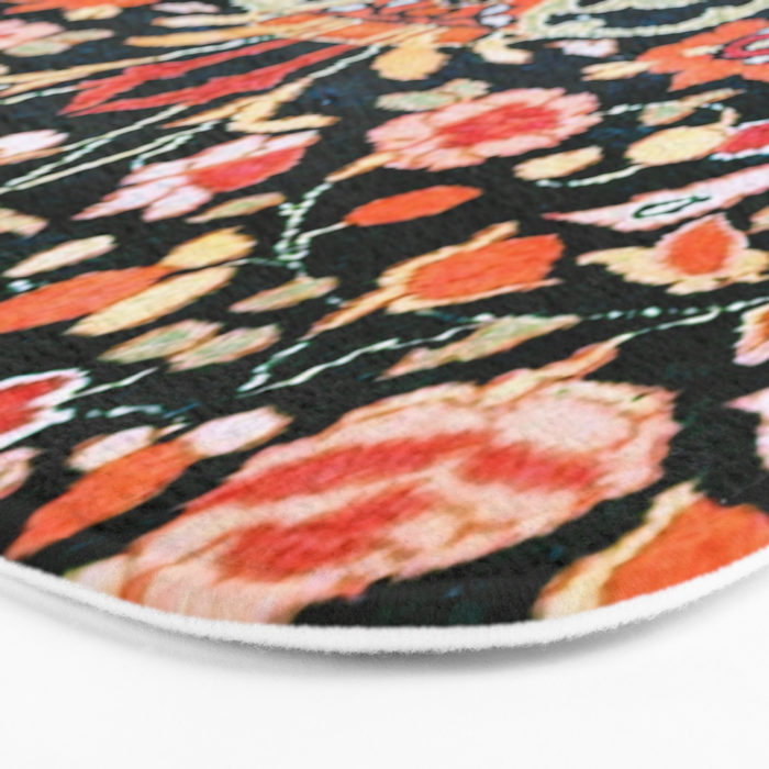 Vase Birds Animals Persian Rug Print Bath Mat Gallery Image 3
