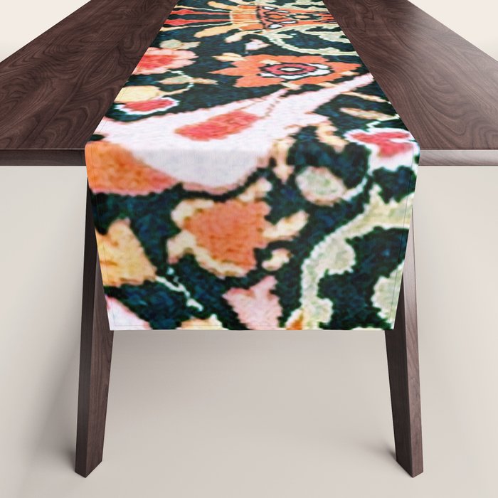 Vase Birds Animals Persian Rug Print Table Runner Gallery Image 1