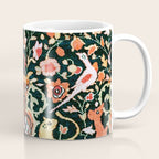 Vase Birds Animals Persian Rug Print Coffee Mug Gallery Image 1