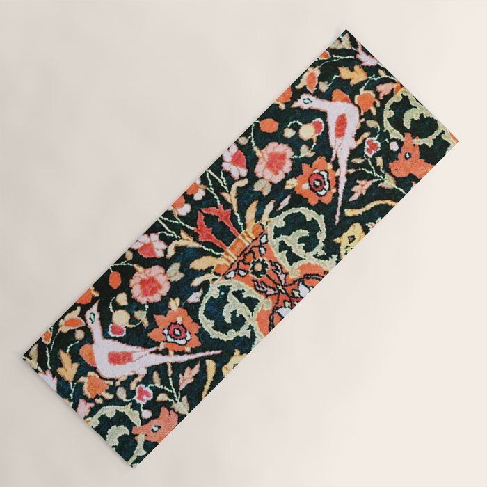 Vase Birds Animals Persian Rug Print Yoga Mat Gallery Image 1