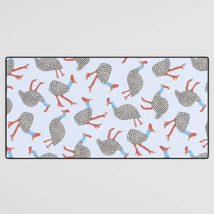 Guinea Fowl Pattern Desk Mat Gallery Image 3