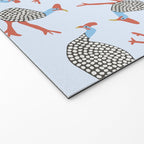 Guinea Fowl Pattern Welcome Mat Gallery Image 2