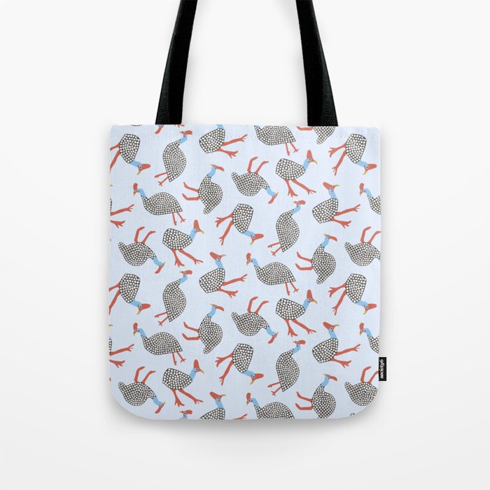 Guinea Fowl Pattern Tote Bag Gallery Image 1