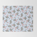 Guinea Fowl Pattern Throw Blanket Gallery Image 2