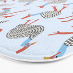 Guinea Fowl Pattern Bath Mat Gallery Image 3