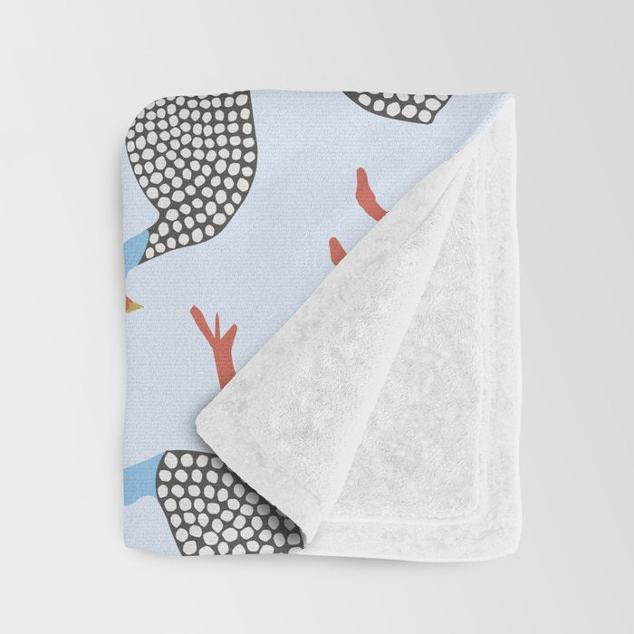 Guinea Fowl Pattern Throw Blanket Gallery Image 3