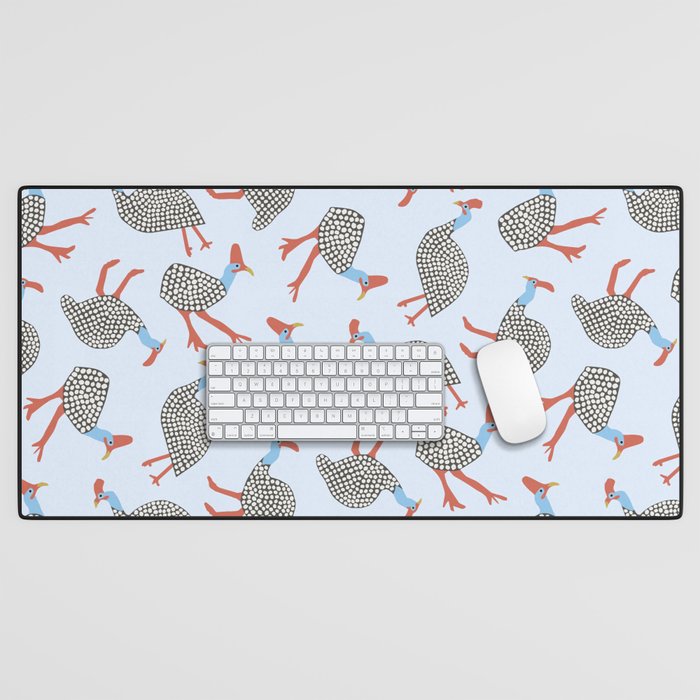 Guinea Fowl Pattern Desk Mat Gallery Image 1