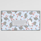 Guinea Fowl Pattern Desk Mat Gallery Image 1
