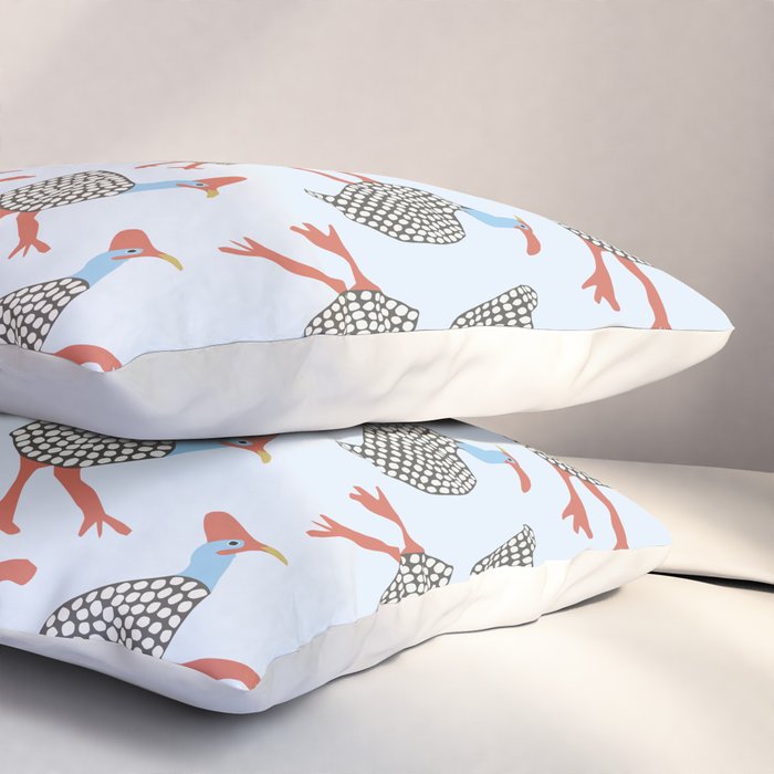 Guinea Fowl Pattern Pillow Sham Gallery Image 3