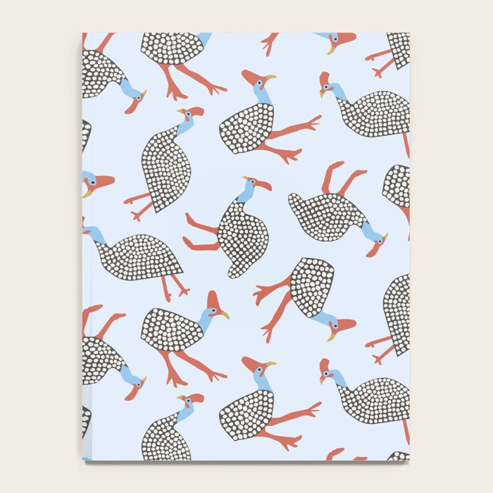 Guinea Fowl Pattern Notebook Gallery Image 4