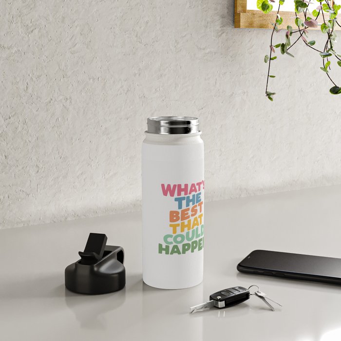 What's The Best That Could Happen Water Bottle Gallery Image 4
