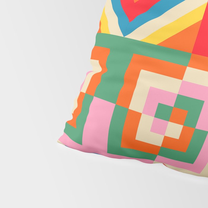 Happy Quilt Pillow Sham Gallery Image 4