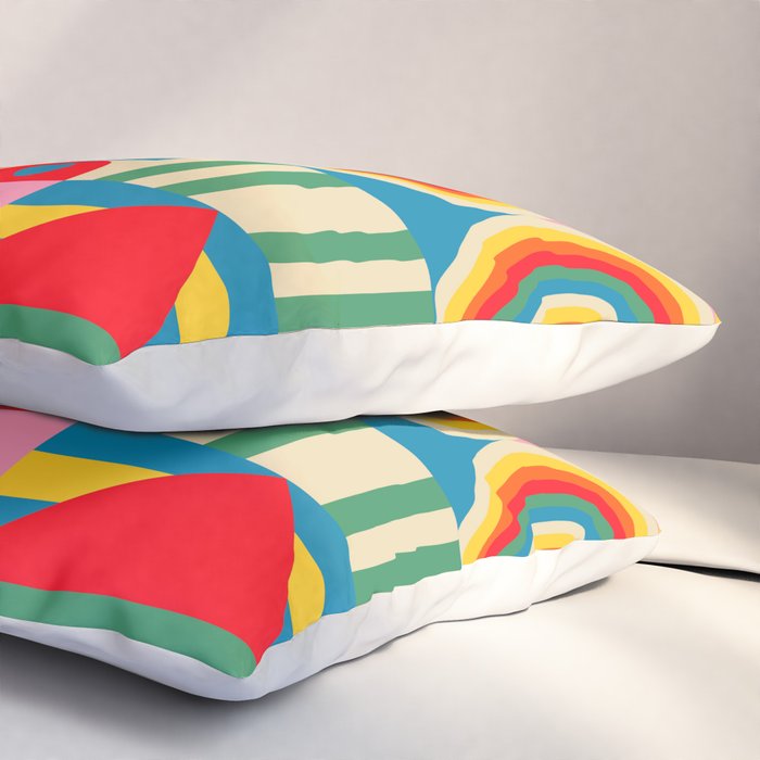 Happy Quilt Pillow Sham Gallery Image 3