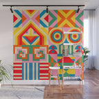 Happy Quilt Wall Mural Gallery Image 1