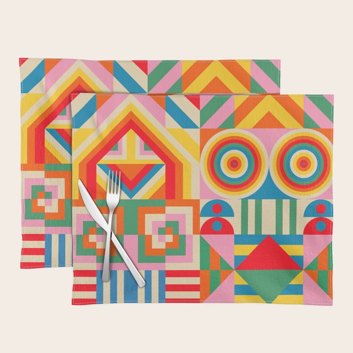 Happy Quilt Placemat Gallery Image 1
