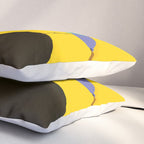 Colorful Parasol Black Yellow Background #decor #society6 #buyart Pillow Sham Gallery Image 3