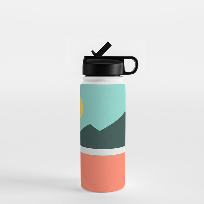 Geometric Landscape 16 Water Bottle Gallery Image 1