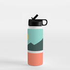 Geometric Landscape 16 Water Bottle Gallery Image 1