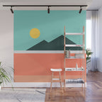 Geometric Landscape 16 Wall Mural Gallery Image 1