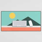 Geometric Landscape 16 Desk Mat Gallery Image 1