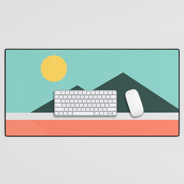 Geometric Landscape 16 Desk Mat Gallery Image 1