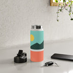 Geometric Landscape 16 Water Bottle Gallery Image 4