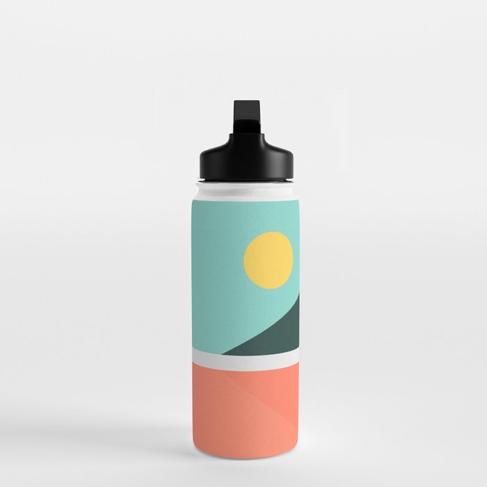 Geometric Landscape 16 Water Bottle Gallery Image 3